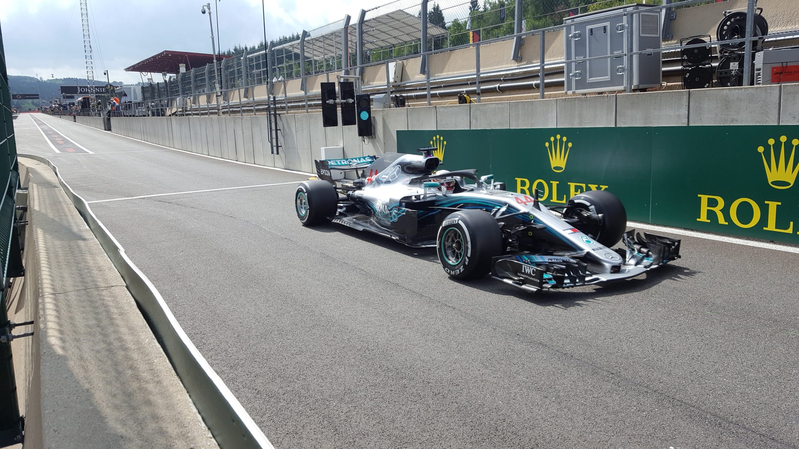 Formula 1 Mercedes Spa Belgium — CEVAL chauffeur