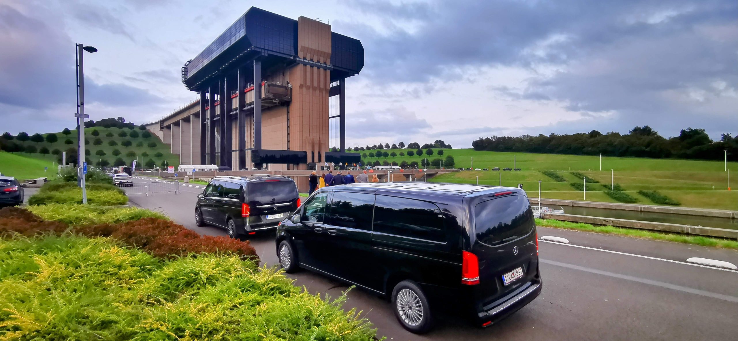 Ronquière tour Belgium — CEVAL chauffeur